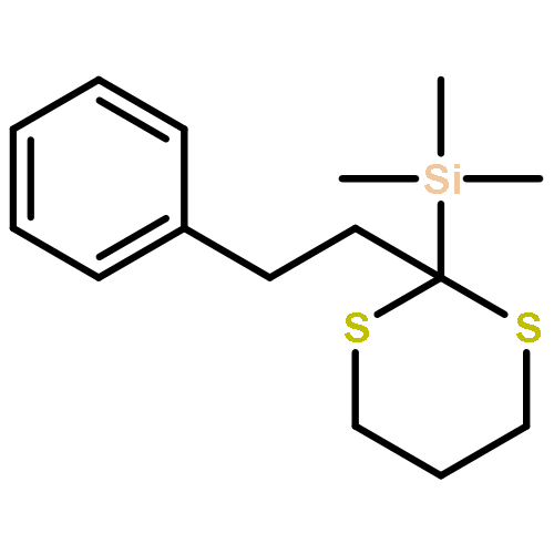 Silane, trimethyl[2-(2-phenylethyl)-1,3-dithian-2-yl]-