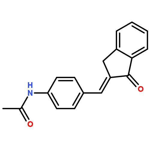 Acetamide,N-[4-[(1,3-dihydro-1-oxo-2H-inden-2-ylidene)methyl]phenyl]-