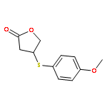 2(3H)-Furanone, dihydro-4-[(4-methoxyphenyl)thio]-