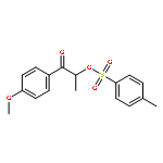 1-Propanone, 1-(4-methoxyphenyl)-2-[[(4-methylphenyl)sulfonyl]oxy]-