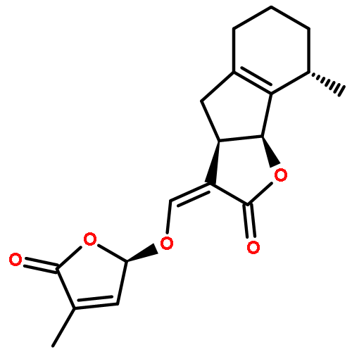 2H-Indeno[1,2-b]furan-2-one,3-[[[(2R)-2,5-dihydro-4-methyl-5-oxo-2-furanyl]oxy]methylene]-3,3a,4,5,6,7,8,8b-octahydro-8-methyl-,(3E,3aR,8S,8bS)-