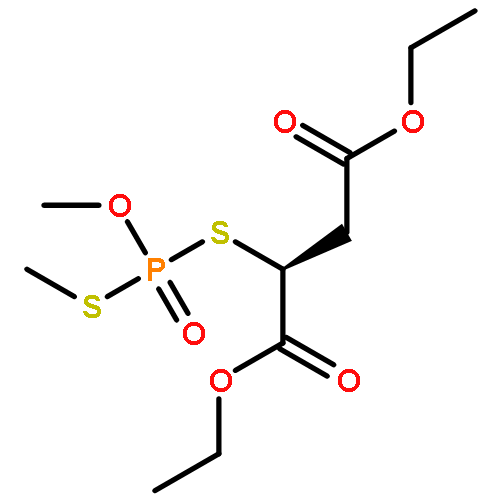 Butanedioicacid, 2-[[(S)-methoxy(methylthio)phosphinyl]thio]-, 1,4-diethyl ester, (2S)-