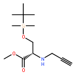 L-Serine, O-[(1,1-dimethylethyl)dimethylsilyl]-N-2-propynyl-, methyl ester