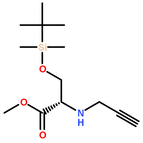 L-Serine, O-[(1,1-dimethylethyl)dimethylsilyl]-N-2-propynyl-, methyl ester