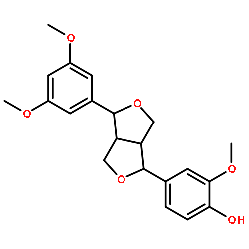 4-(4-(3,5-dimethoxyphenyl)hexahydrofuro[3,4-c]furan-1-yl)-2-methoxyphenol