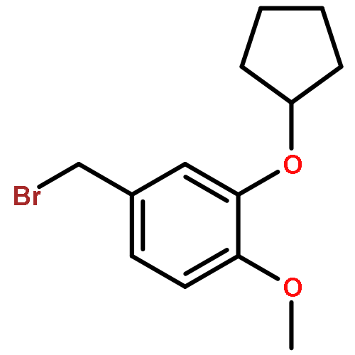 Benzene, 4-(bromomethyl)-2-(cyclopentyloxy)-1-methoxy-