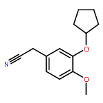 3-(Cyclopentyloxy)-4-methoxyphenylacetonitrile