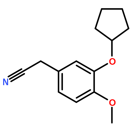 3-(Cyclopentyloxy)-4-methoxyphenylacetonitrile