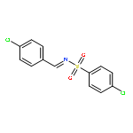 Benzenesulfonamide, 4-chloro-N-[(4-chlorophenyl)methylene]-