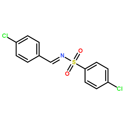 Benzenesulfonamide, 4-chloro-N-[(4-chlorophenyl)methylene]-