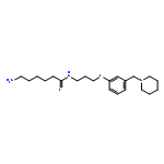 Hexanamide, 6-amino-N-[3-[3-(1-piperidinylmethyl)phenoxy]propyl]-