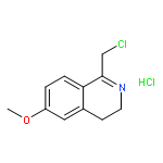 Isoquinoline, 1-(chloromethyl)-3,4-dihydro-6-methoxy-, hydrochloride