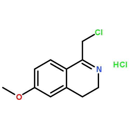 Isoquinoline, 1-(chloromethyl)-3,4-dihydro-6-methoxy-, hydrochloride