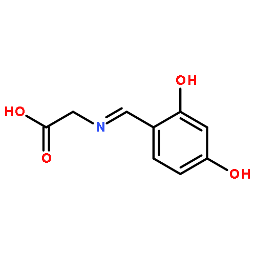 Glycine, N-[(2,4-dihydroxyphenyl)methylene]-