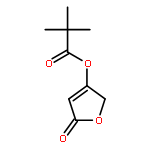 Propanoic acid, 2,2-dimethyl-, 2,5-dihydro-5-oxo-3-furanyl ester