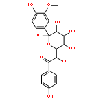 1-(4-hydroxy-3-methoxyphenyl)-6-(p-hydroxybenzoyl)-beta-D-glucopyranose