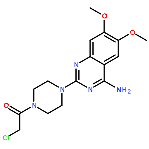 1-[4-(4-AMINO-6,7-DIMETHOXYQUINAZOLIN-2-YL)PIPERAZIN-1-YL]-2-CHLOROETHANONE