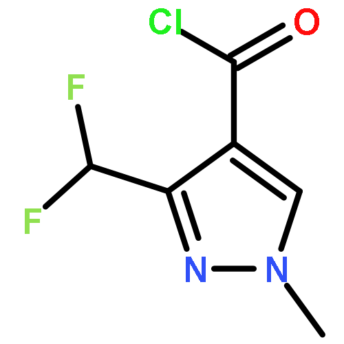 3-(difluoromethyl)-1-methyl-1H-pyrazole-4-carbonyl chloride