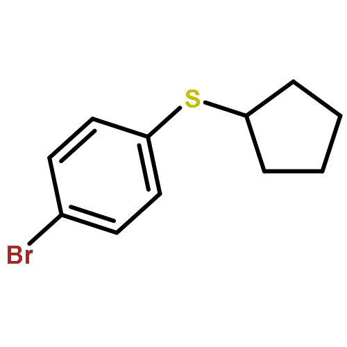 (4-bromophenyl)(cyclopentyl)sulfane