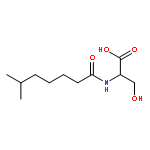 L-Serine, N-(6-methyl-1-oxoheptyl)-