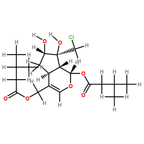 (1S,5S,7S,8S,9S)-10-chloro-7-hydroxy-1,11-diisovaleroxy-5,6-dihydrovaltrate chlorohydrin