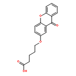 Pentanoic acid, 5-[(9-oxo-9H-xanthen-2-yl)oxy]-