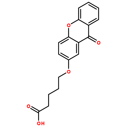 Pentanoic acid, 5-[(9-oxo-9H-xanthen-2-yl)oxy]-