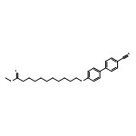 Undecanoic acid, 11-[(4'-cyano[1,1'-biphenyl]-4-yl)oxy]-, methyl ester