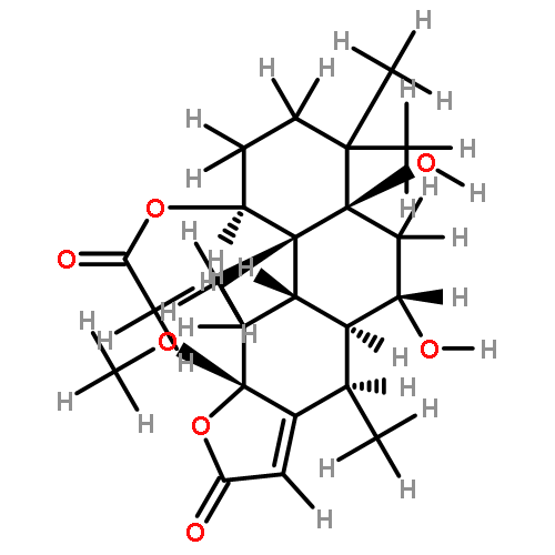 12alpha-methoxyl-5alpha,7beta-dihydroxy-1alpha-acetoxycass-13(15)-en-16,12-olide