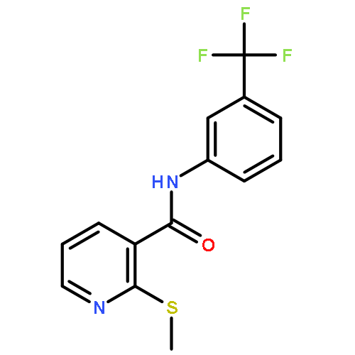 3-Pyridinecarboxamide, 2-(methylthio)-N-[3-(trifluoromethyl)phenyl]-