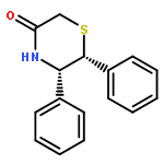 3-Thiomorpholinone, 5,6-diphenyl-, cis-(±)-