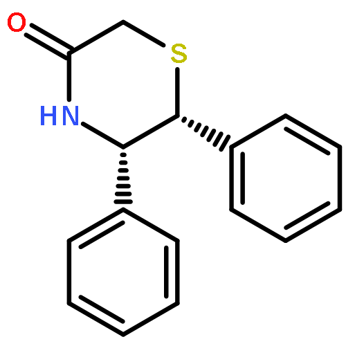 3-Thiomorpholinone, 5,6-diphenyl-, cis-(±)-