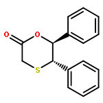 1,4-Oxathian-2-one, 5,6-diphenyl-, trans-(±)-