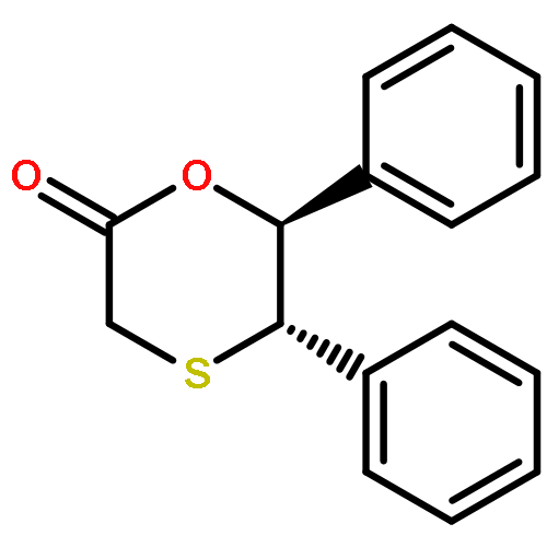 1,4-Oxathian-2-one, 5,6-diphenyl-, trans-(±)-