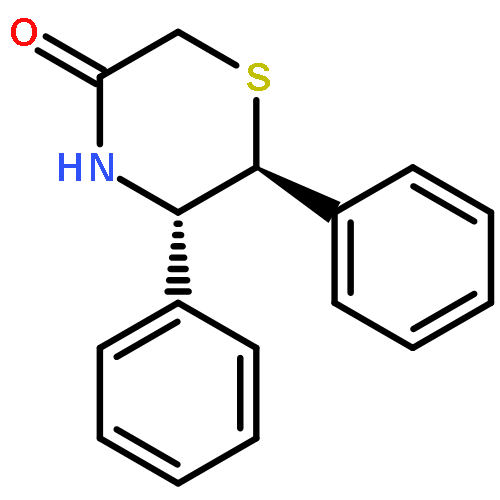 3-Thiomorpholinone, 5,6-diphenyl-, trans-(±)-