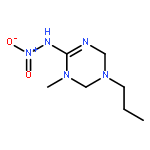 1,3,5-Triazin-2-amine, 1,4,5,6-tetrahydro-1-methyl-N-nitro-5-propyl-