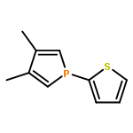 1H-Phosphole, 3,4-dimethyl-1-(2-thienyl)-