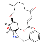 2H-Oxacyclotetradecino[2,3-d]isoindole-2,5,18-trione,6,7,8,9,10,12a,13,14,15,15a,16,17-dodecahydro-13-hydroxy-9,15-dimethyl-14-methylene-16-(phenylmethyl)-,(3E,9R,11E,12aS,13S,15S,15aS,16S,18aS)-