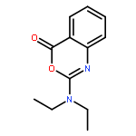 4H-3,1-Benzoxazin-4-one, 2-(diethylamino)-