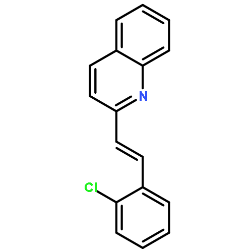 Quinoline,2-[(1E)-2-(2-chlorophenyl)ethenyl]-