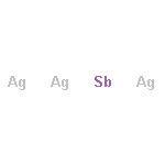 Antimony, compd. with silver (1:3)