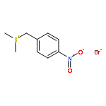 Sulfonium, dimethyl[(4-nitrophenyl)methyl]-, bromide