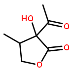 2(3H)-Furanone, 3-acetyldihydro-3-hydroxy-4-methyl-, (3S,4R)- (9CI)