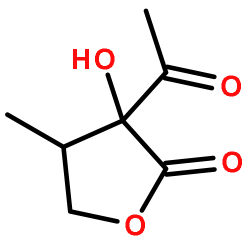 2(3H)-Furanone, 3-acetyldihydro-3-hydroxy-4-methyl-, (3S,4R)- (9CI)