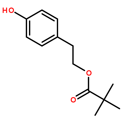 Propanoic acid, 2,2-dimethyl-, 2-(4-hydroxyphenyl)ethyl ester