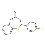 2-(4-FLUOROPHENYL)-3,5-DIHYDRO-2H-1,5-BENZOTHIAZEPIN-4-ONE