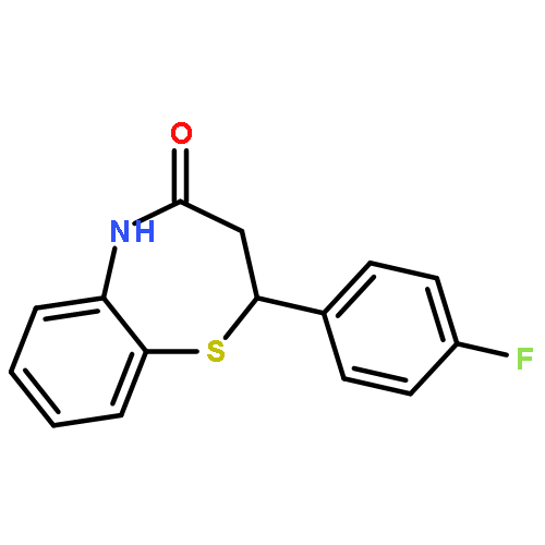 2-(4-FLUOROPHENYL)-3,5-DIHYDRO-2H-1,5-BENZOTHIAZEPIN-4-ONE