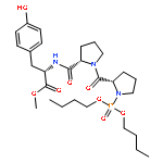 L-Tyrosine, N-[1-[1-(dibutoxyphosphinyl)-L-prolyl]-L-prolyl]-, methyl ester