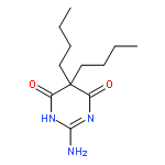 4,6(1H,5H)-Pyrimidinedione, 2-amino-5,5-dibutyl-