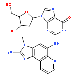 N-(2-amino-3-methyl-3H-imidazo[4,5-f]quinolin-5-yl)-2'-deoxyguanosine